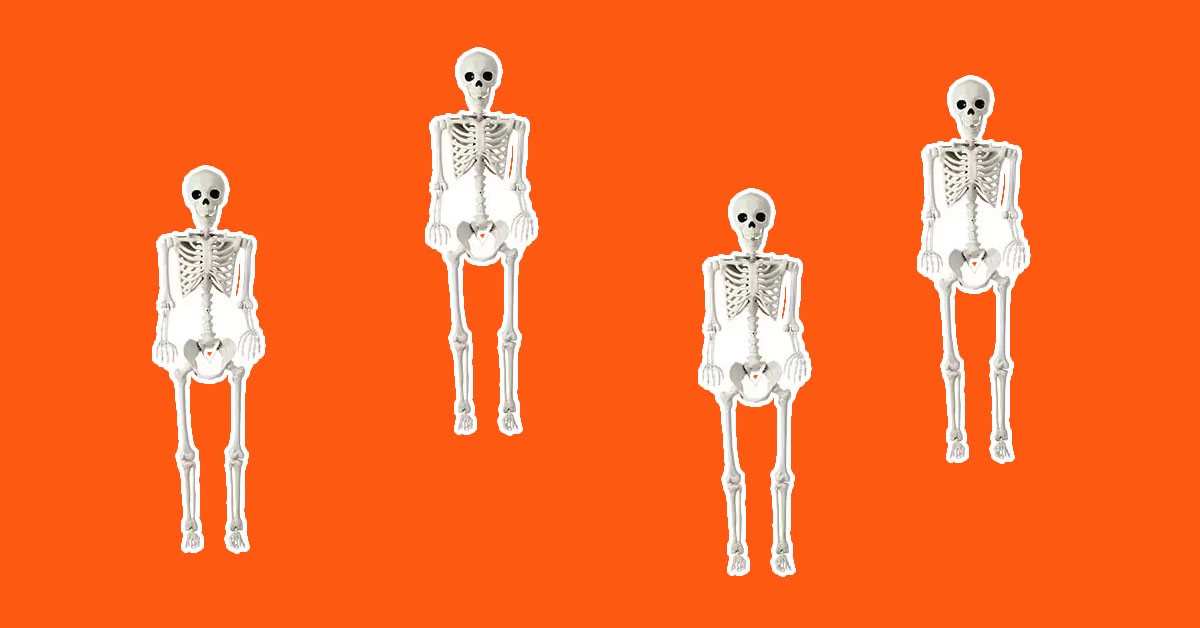 Aldi has a 5′ Skeleton and it’s spooktacular